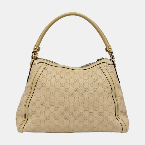 Monogram Calfskin Beige