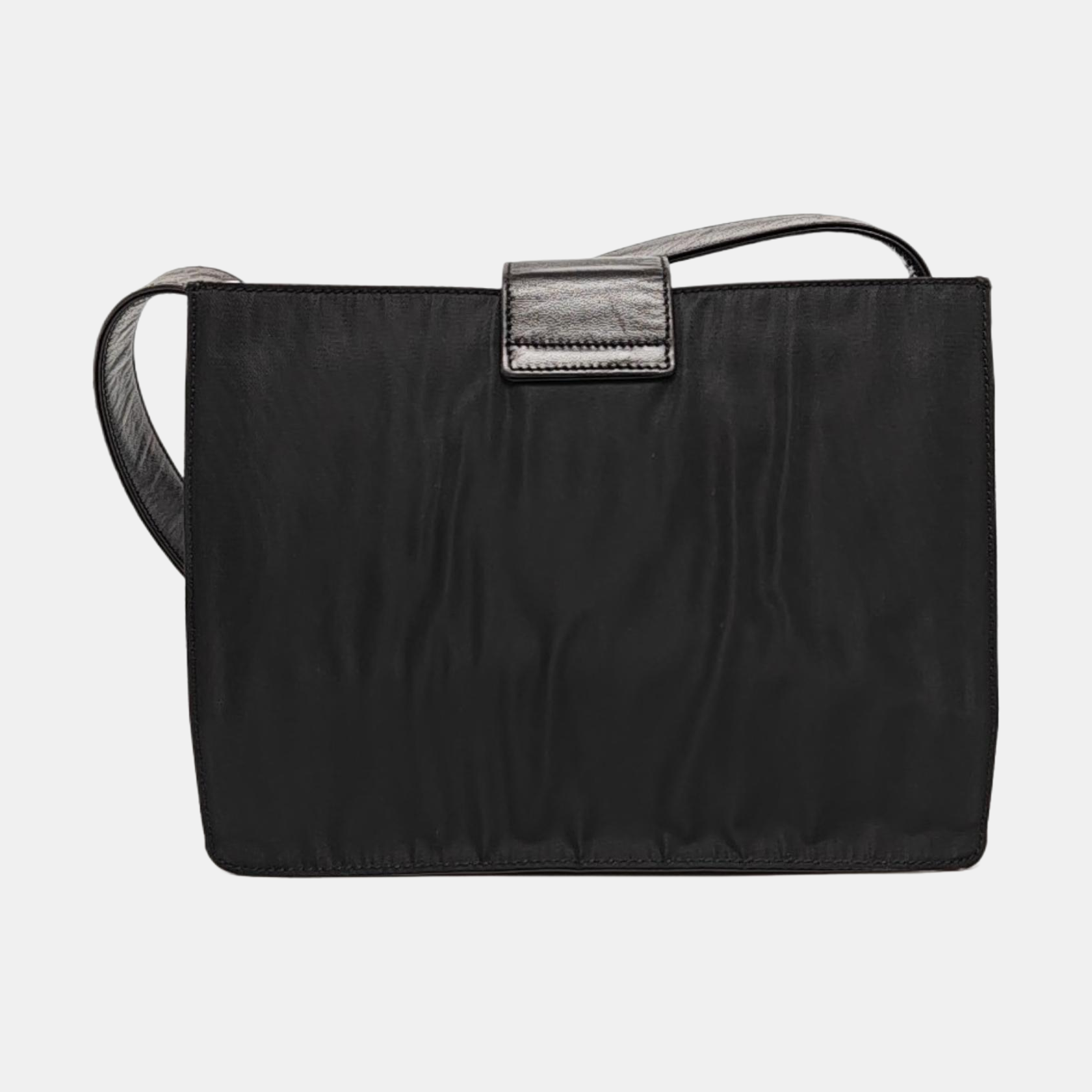 Nylon Shoulder Bag Black