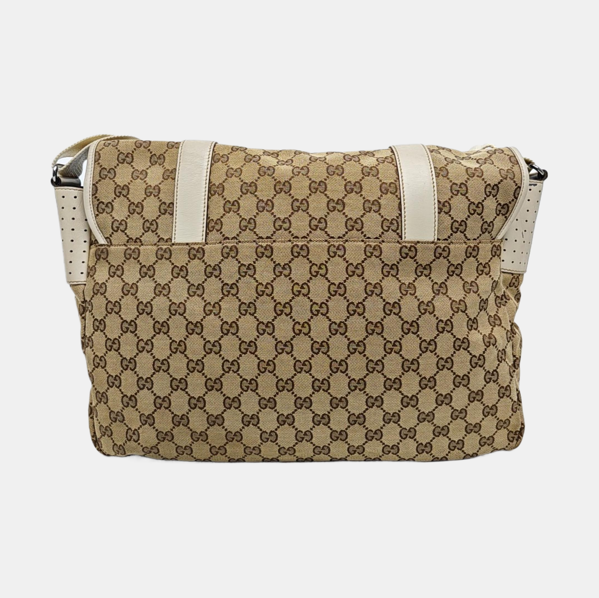 Monogram Canvas Crossbody Bag Large Black