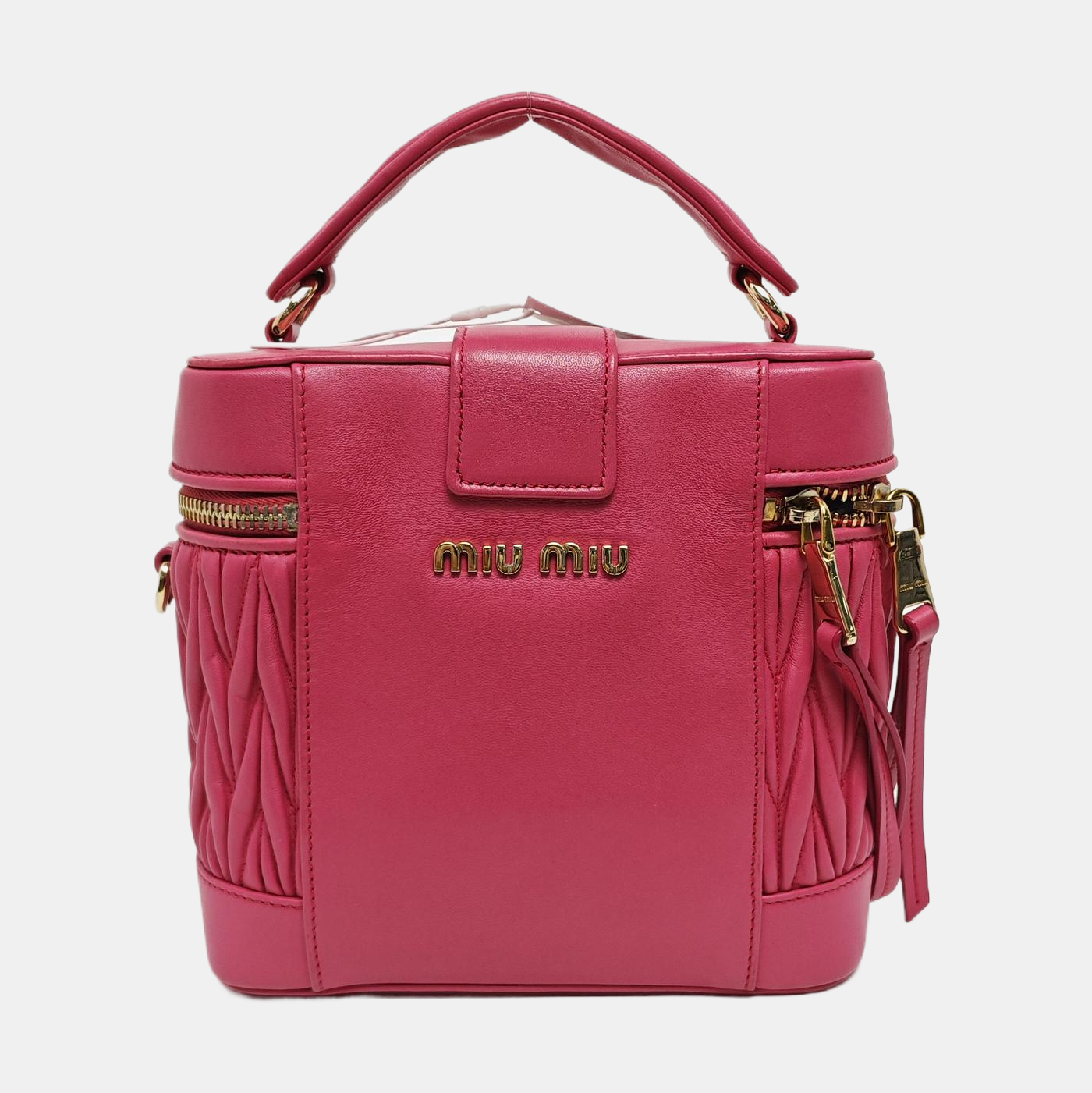 Quilted Lambskin Shoulder Bag Red