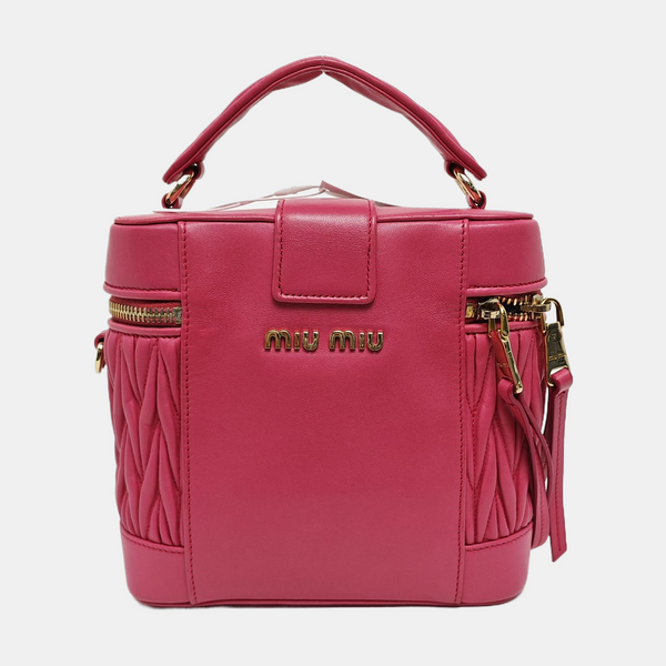 Quilted Lambskin Shoulder Bag Red