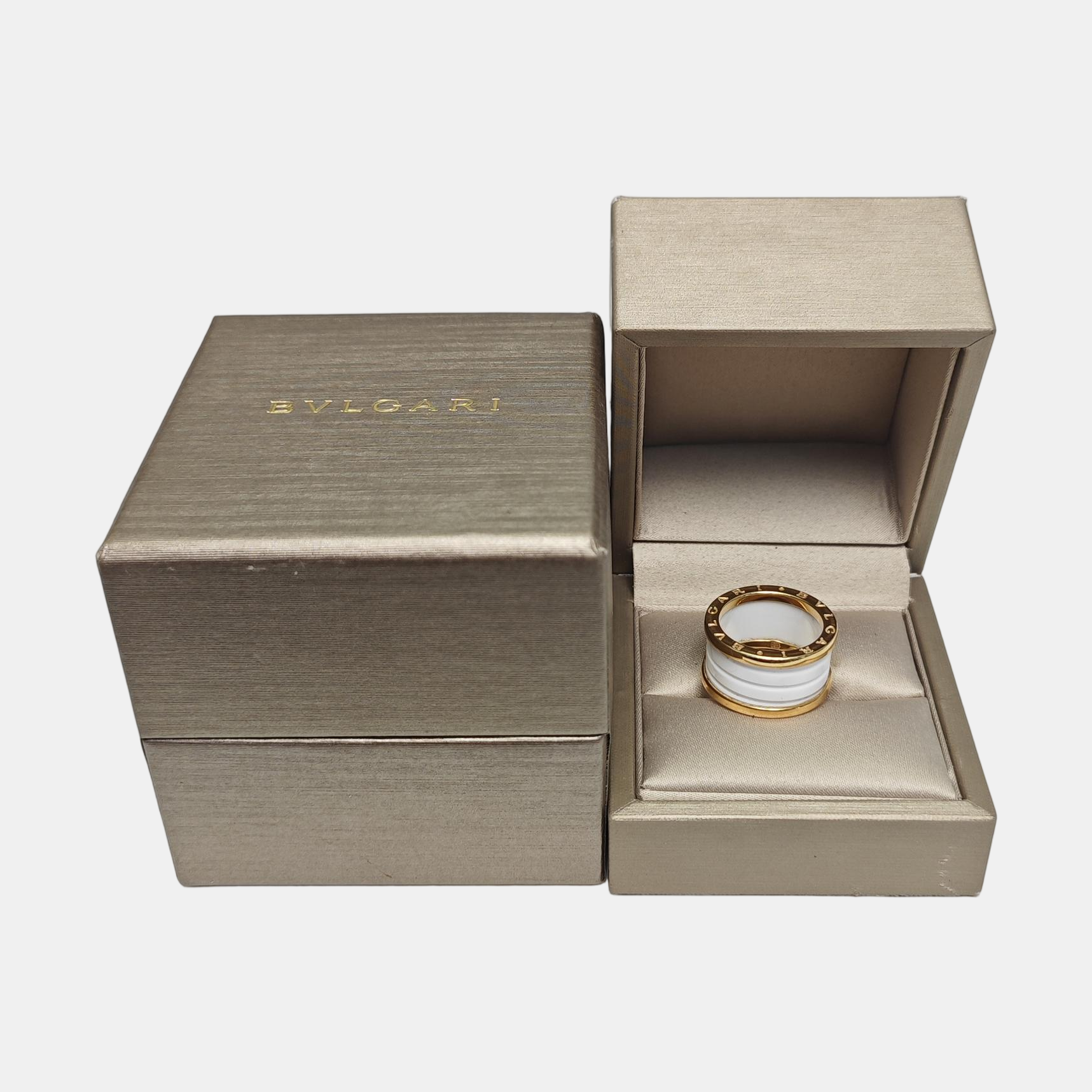 B.ZERO1 18k Rose Gold Ring EU 54