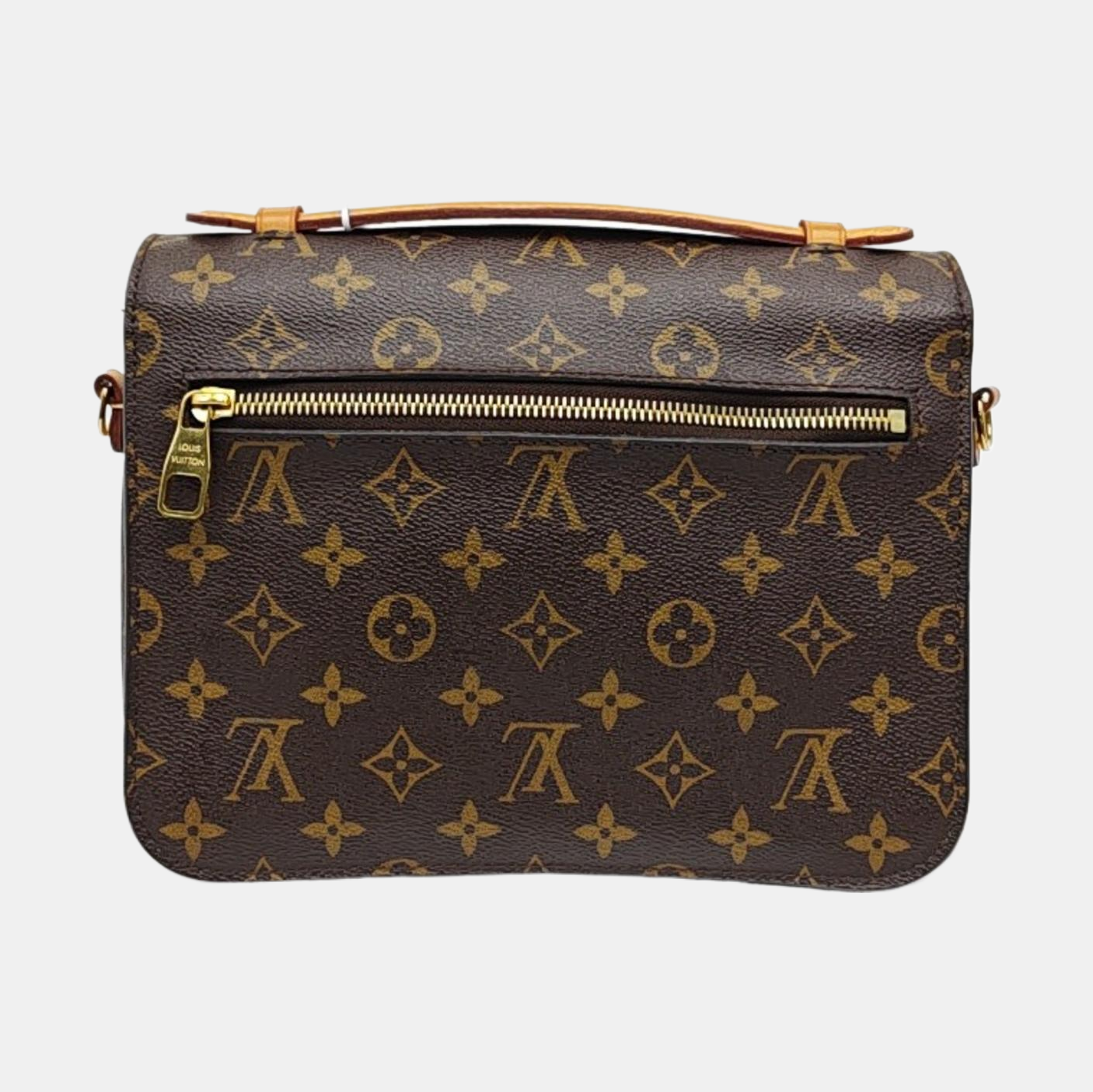 MÉTIS MM Monogram Coated Canvas Brown