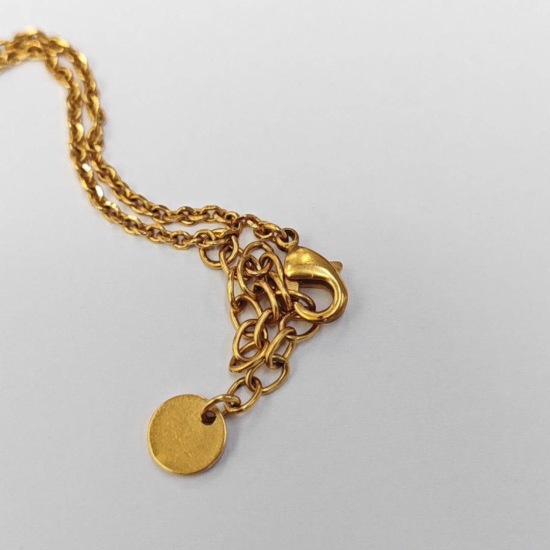J'adior Metal Gold Necklace