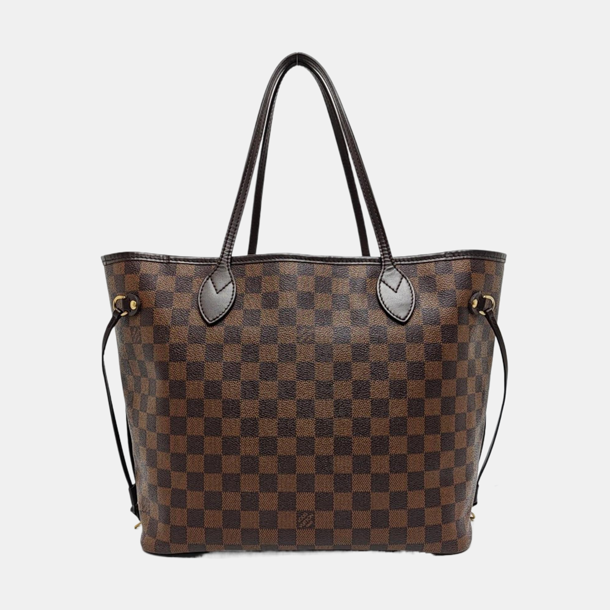 NEVERFULL MM Damier Ebene Coated Canvas Brown