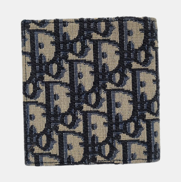 Oblique Canvas Wallet Blue