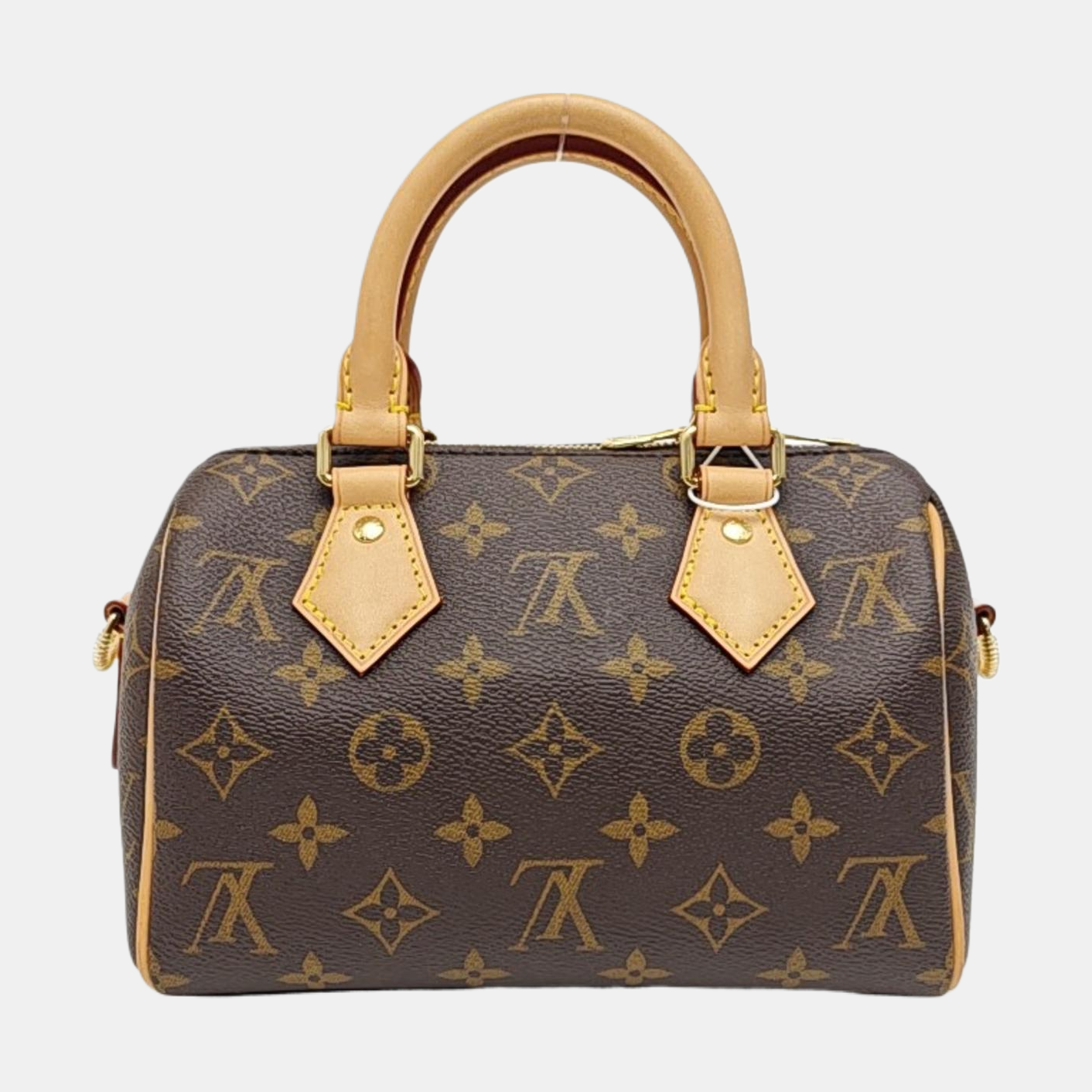 SPEEDY 20 Monogram Coated Canvas Brown