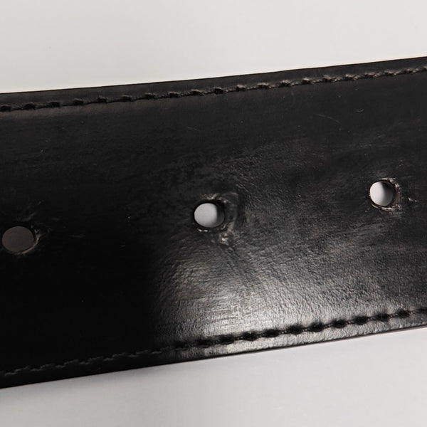 Coated Canvas Belt Black