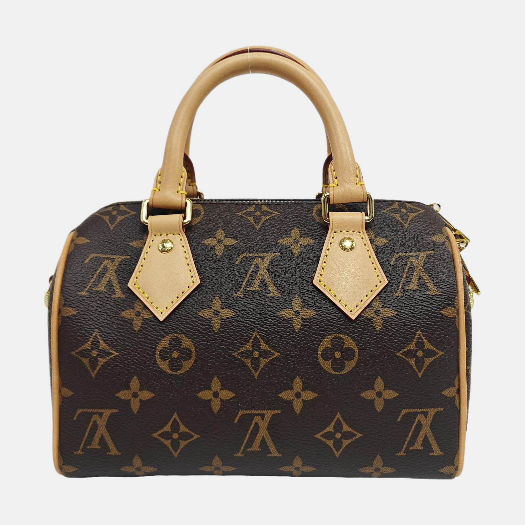 SPEEDY 20 Monogram Coated Canvas Brown