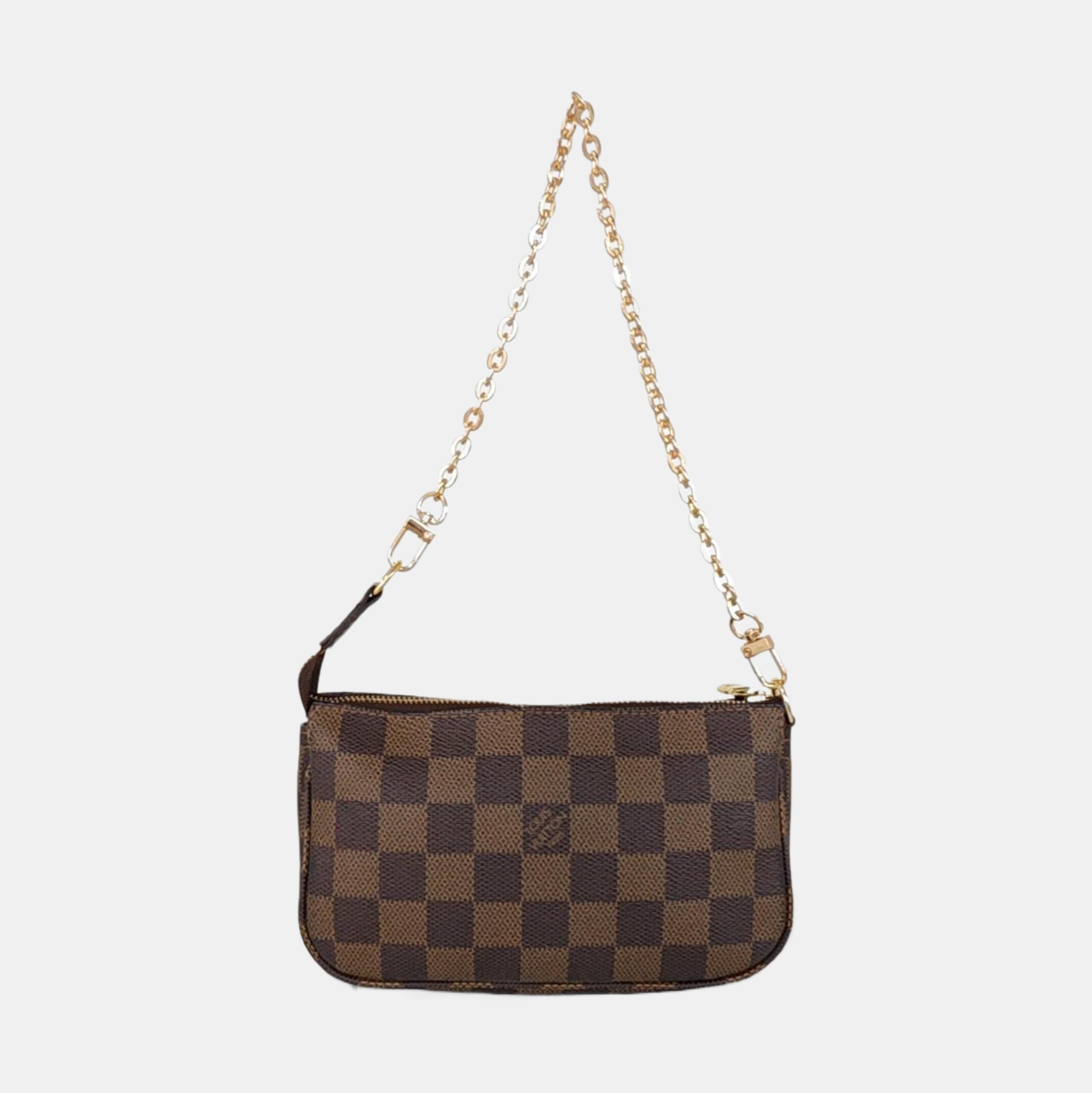 ACCESSOIRES Damier Ebene Coated Canvas Brown