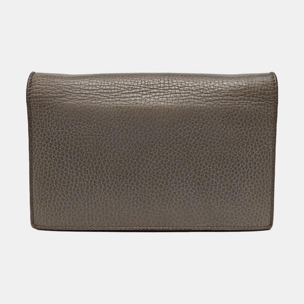 Interlocking G Small Calfskin Gray