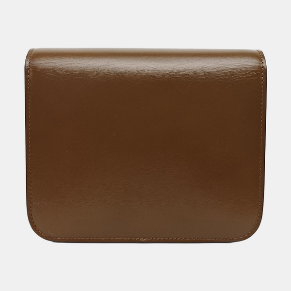 CLASSIC BOX Small Calfskin Brown
