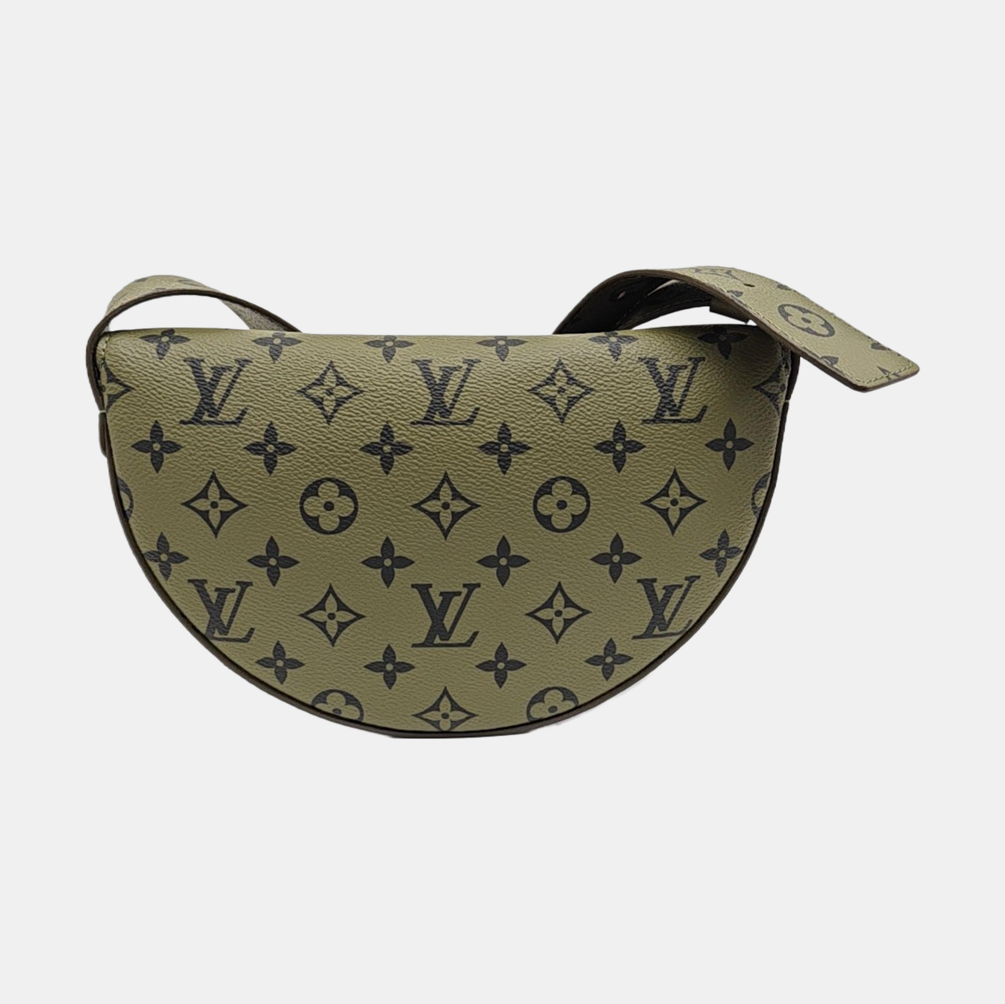 Monogram Coated Canvas Belt Bag Green