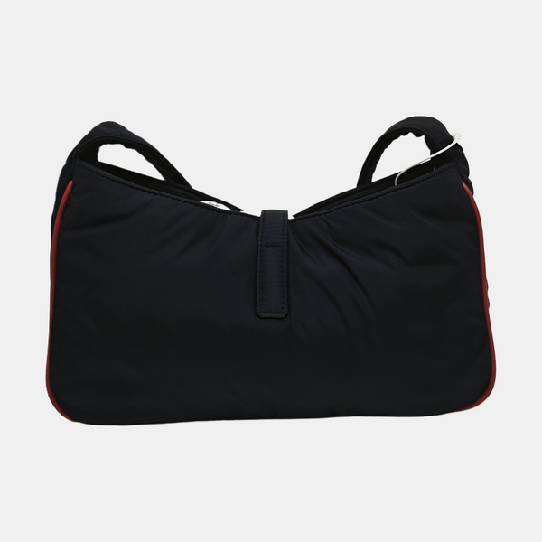 Authenticated pre-owned  LE 5 À 7 Fabric Blue - Shoulder Bag at Looply