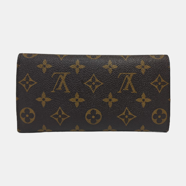 JOSÉPHINE Monogram Coated Canvas Brown Wallet