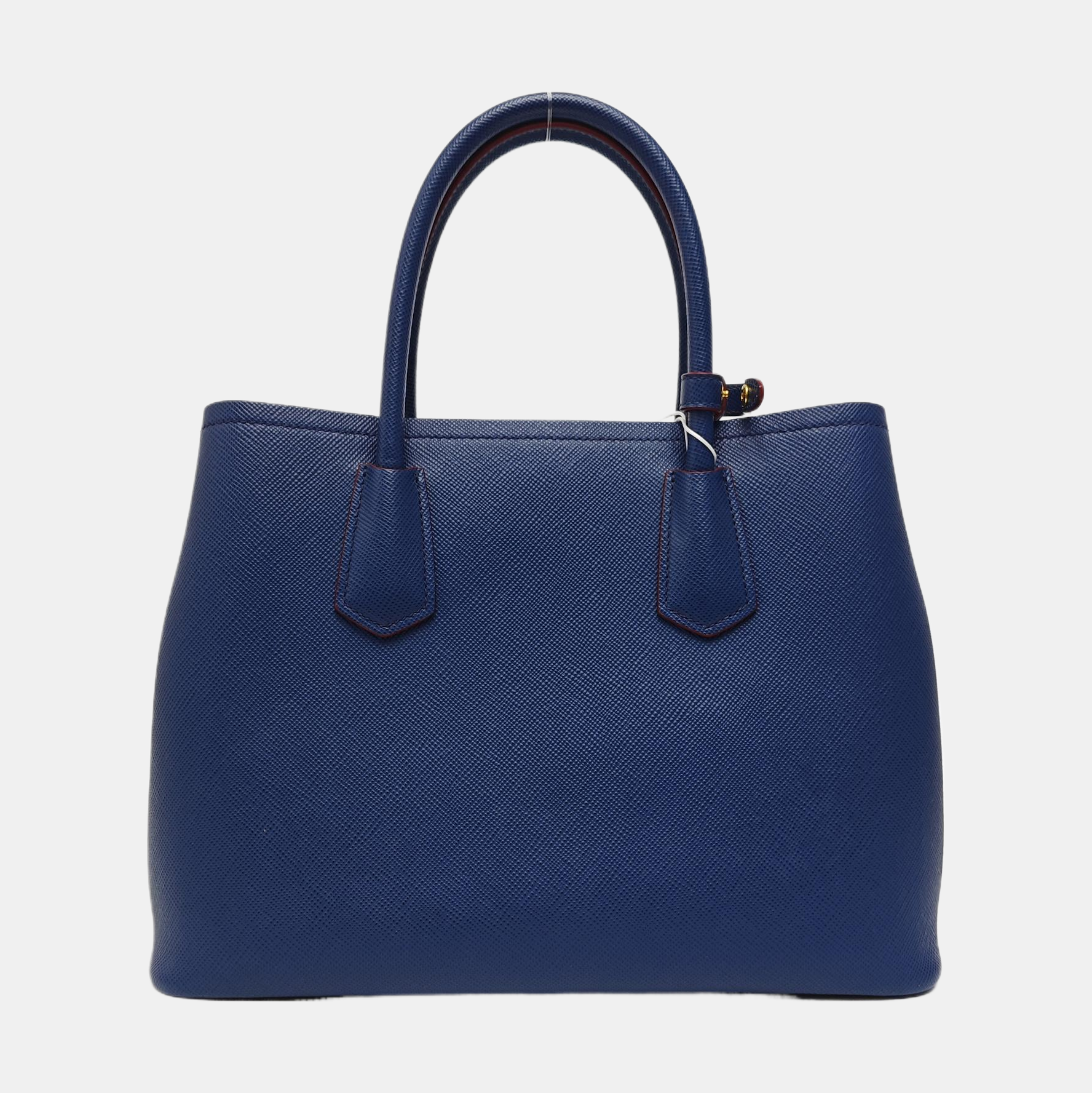 Double Medium Saffiano Calfskin Blue
