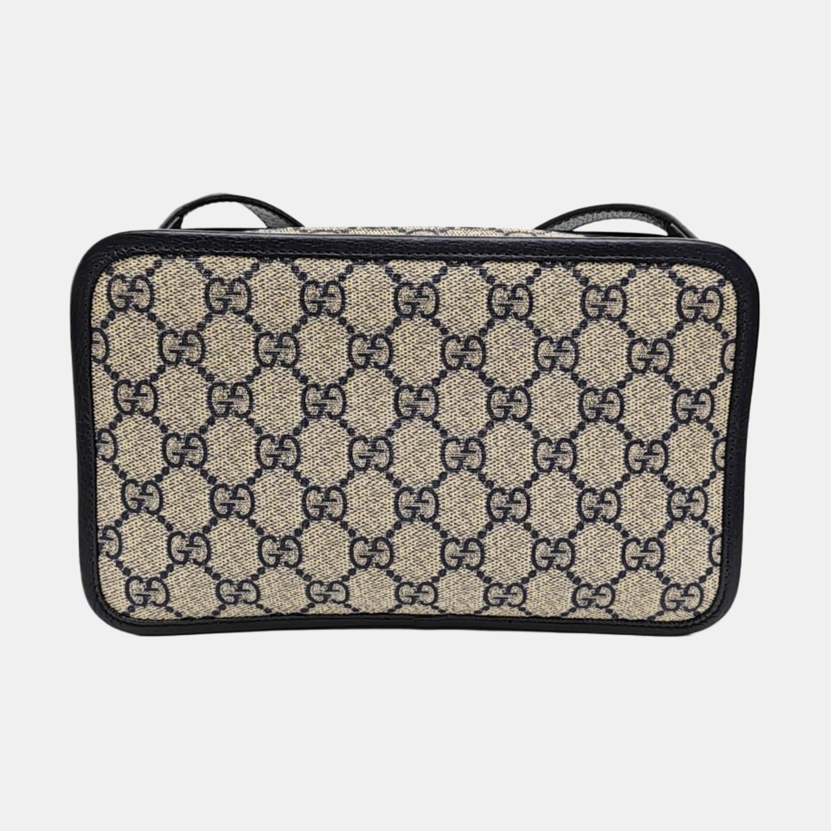 GG Supreme Mini Monogram Coated Canvas Beige