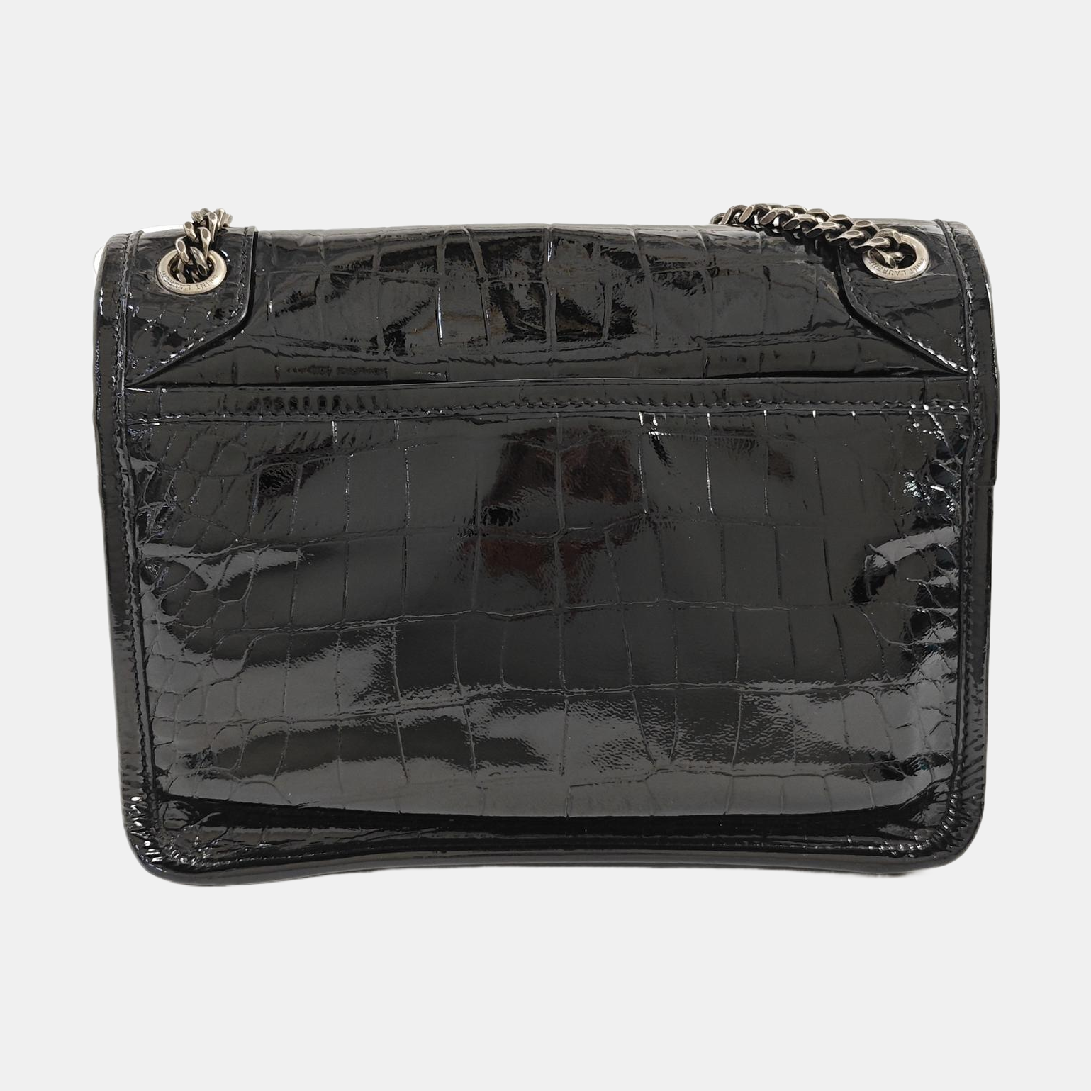 NIKI Small Patent Leather Black