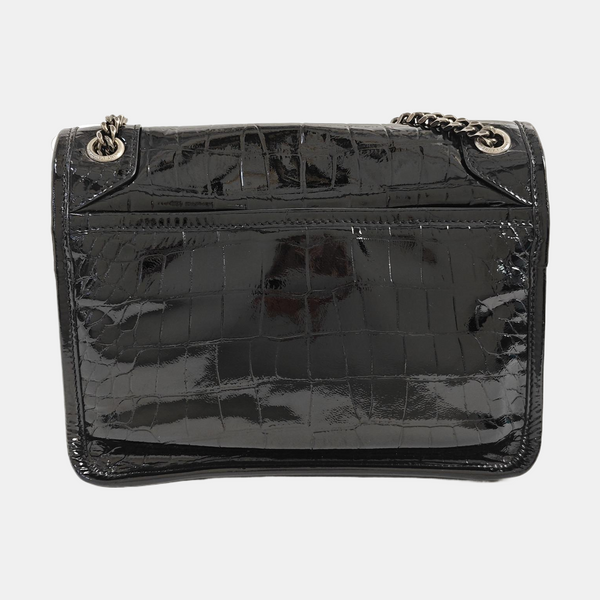 NIKI Small Patent Leather Black