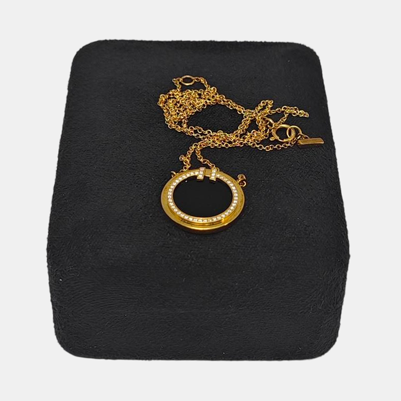 Tiffany T 18k Gold Necklace