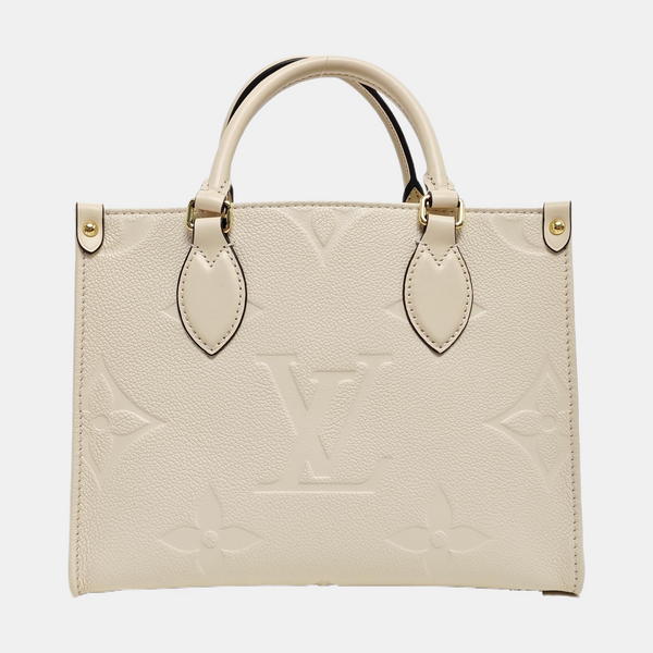 ONTHEGO PM Monogram Calfskin Beige