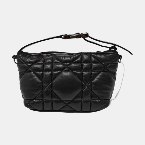 Diortravel Nomad Small Cannage Calfskin Black