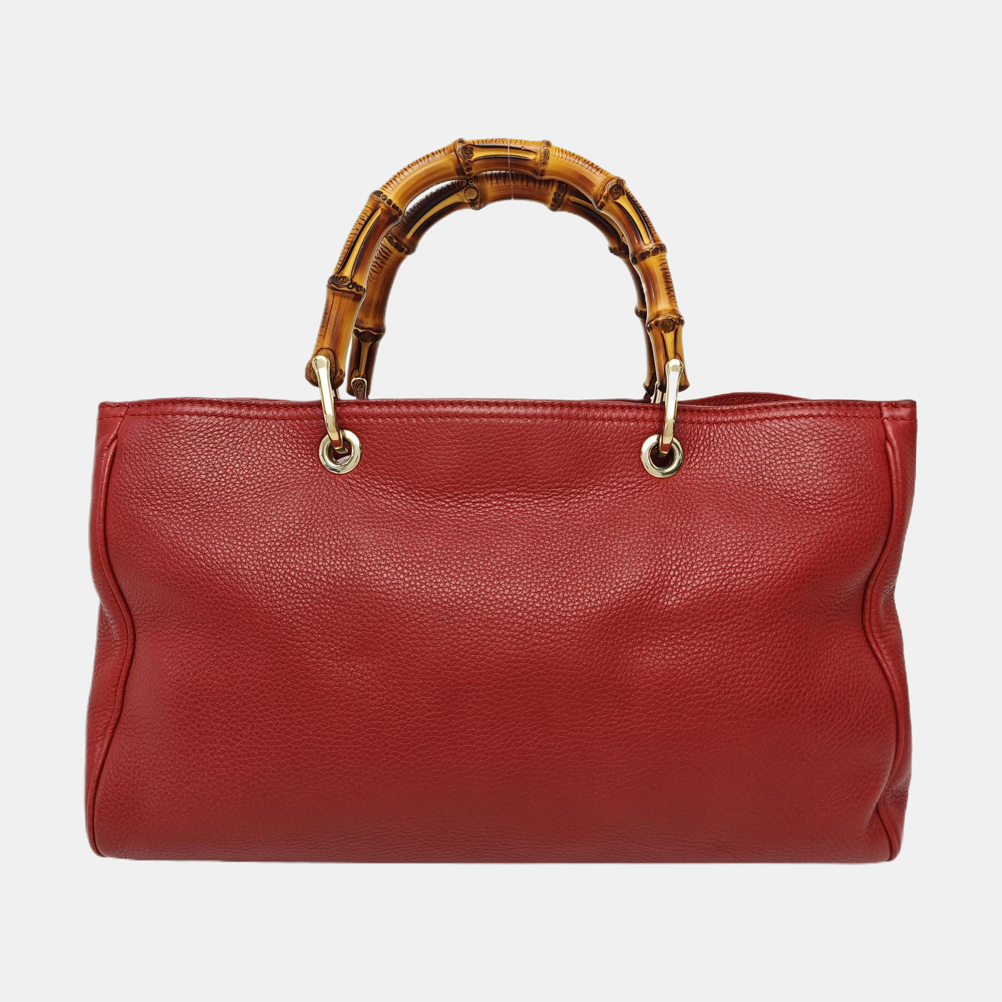Bamboo 1947 Medium Calfskin Red