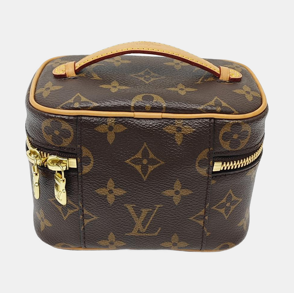 NICE Super Mini Monogram Coated Canvas Brown