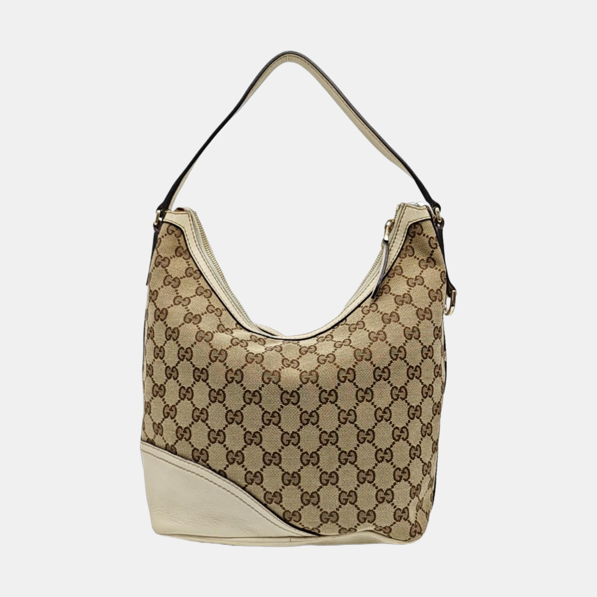 Monogram Canvas Top Handle Bag Brown