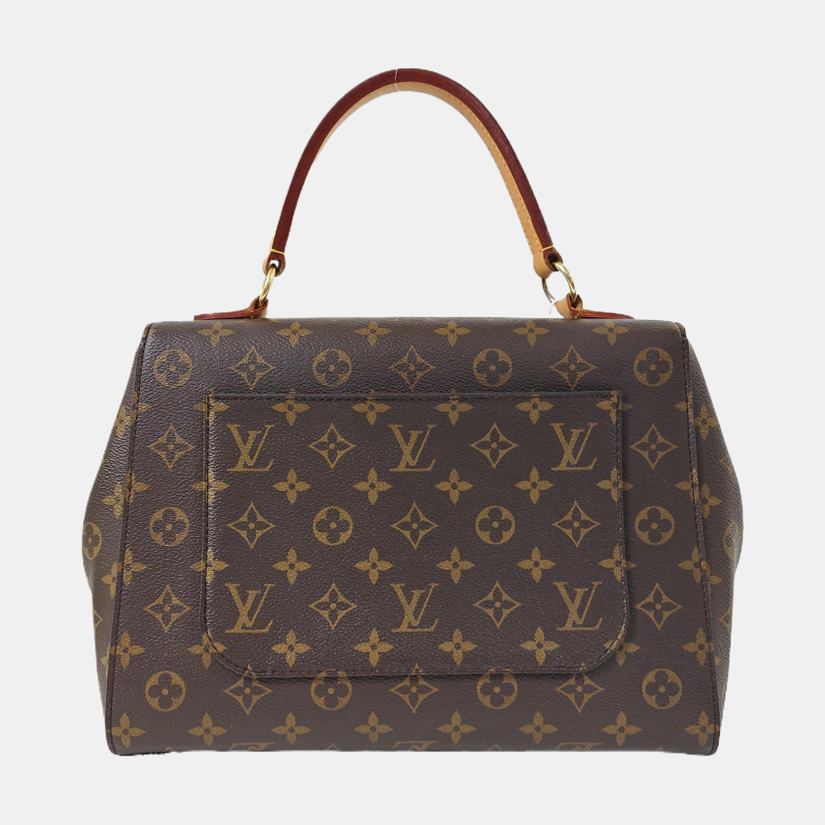 CLUNY MM Monogram Coated Canvas Brown