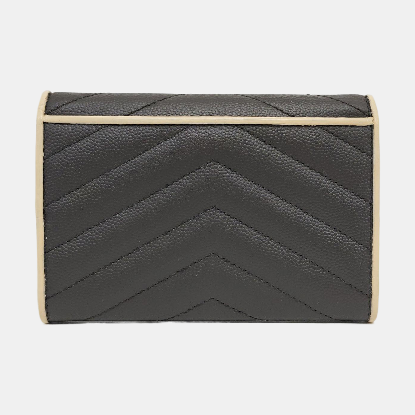 Calfskin Card Holder Gray