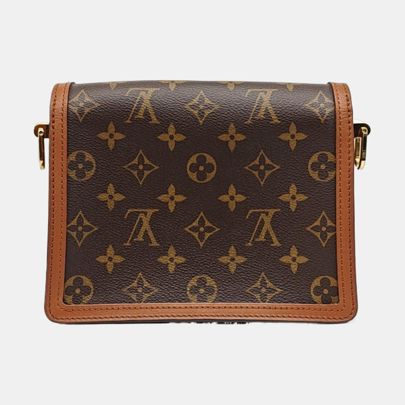 DAUPHINE Mini Monogram Coated Canvas Brown