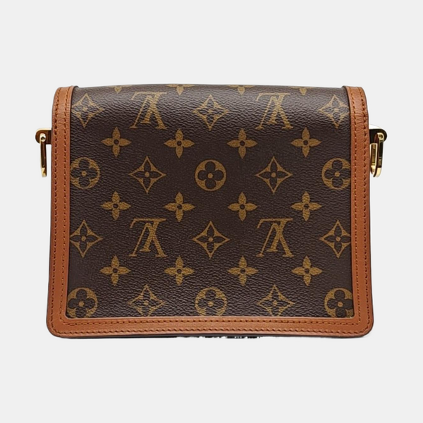 DAUPHINE Mini Monogram Coated Canvas Brown