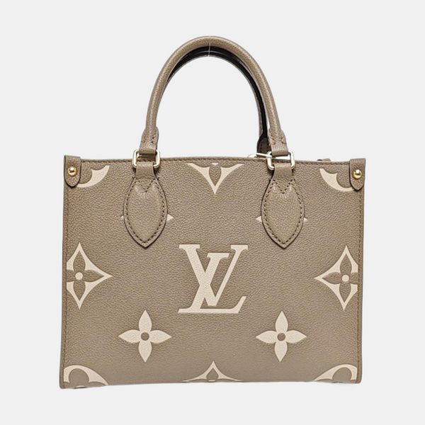 ONTHEGO PM Monogram Calfskin Gray