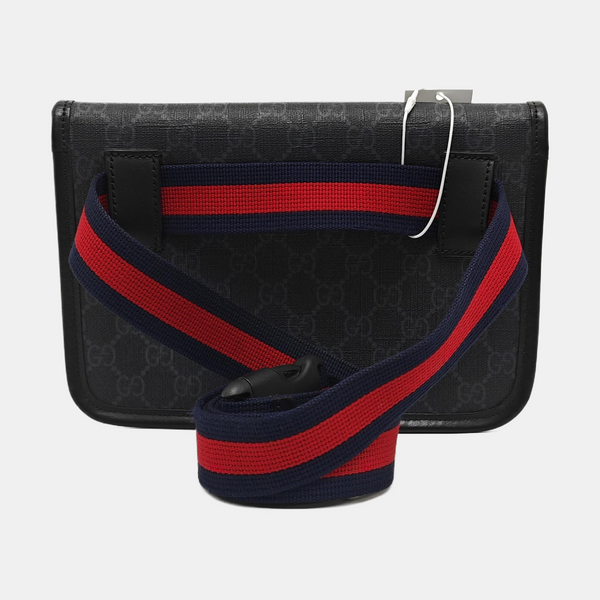 Neo Vintage Monogram Coated Canvas Black