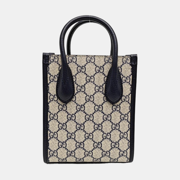 Retro Mini Monogram Coated Canvas Beige