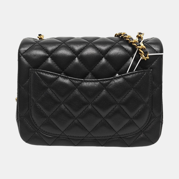 CLASSIC FLAP Mini Quilted Lambskin Black