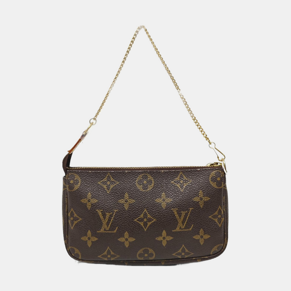 ACCESSOIRES MM Monogram Coated Canvas Brown