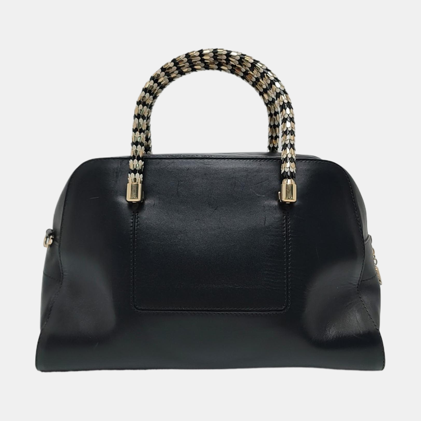 SERPENTI SCAGLIE Calfskin Black
