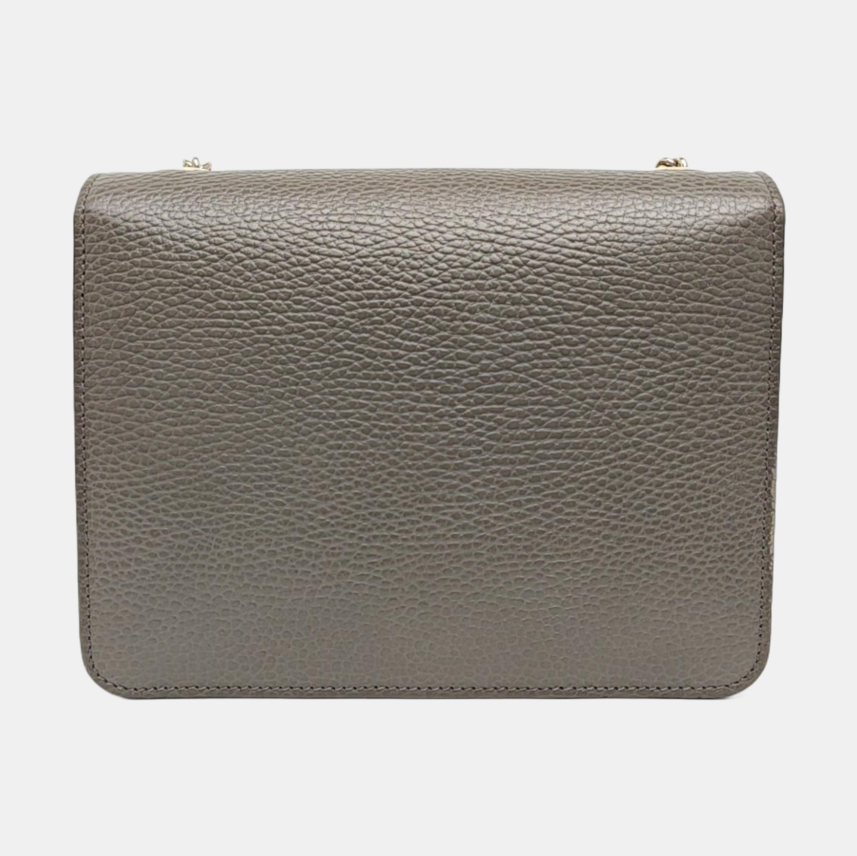 Interlocking G Small Calfskin Gray