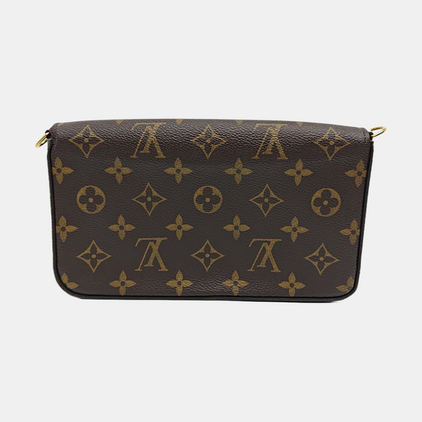 FÉLICIE Monogram Coated Canvas Brown