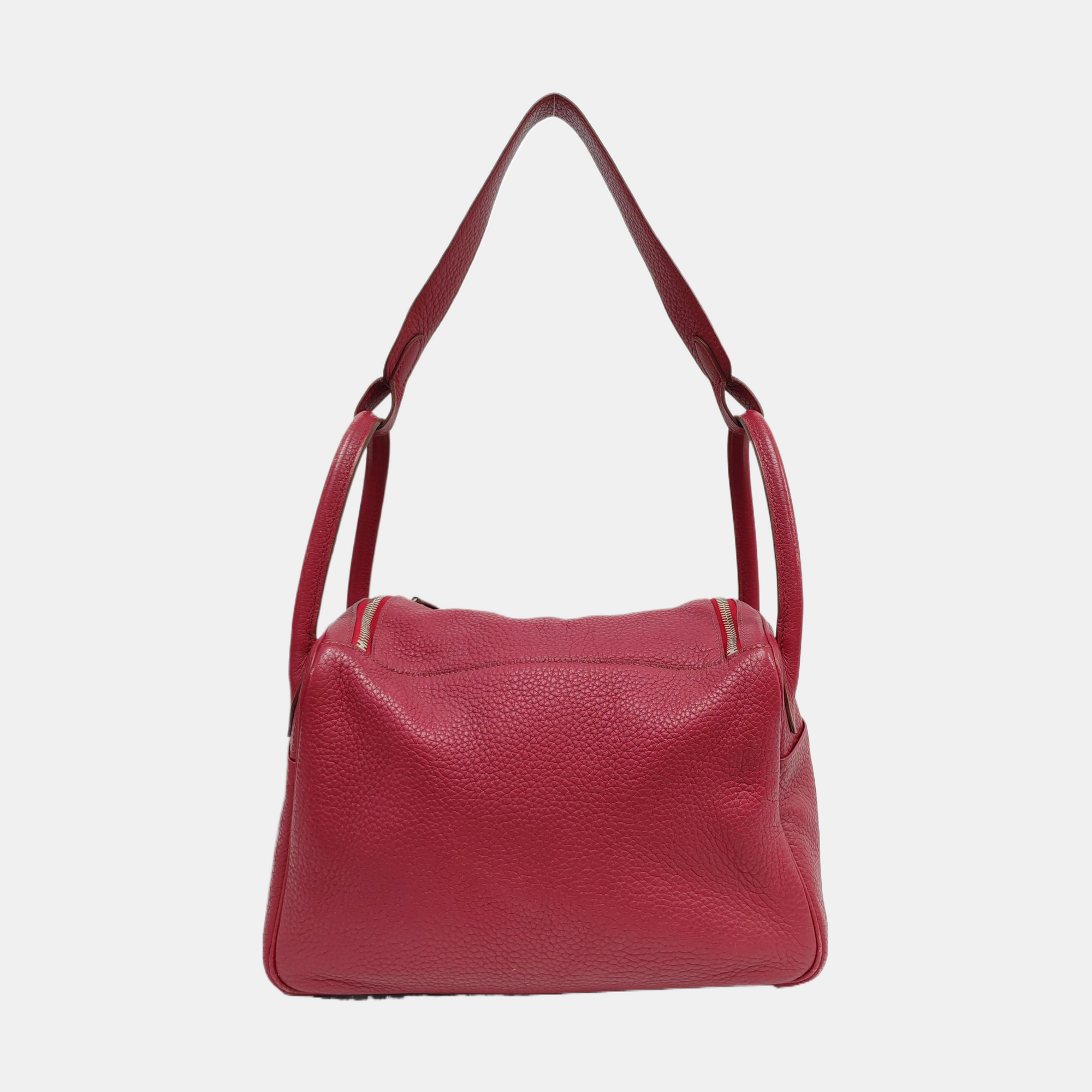 Authenticated pre-owned  Lindy 30 Clemence Red - Shoulder Bag at Looply