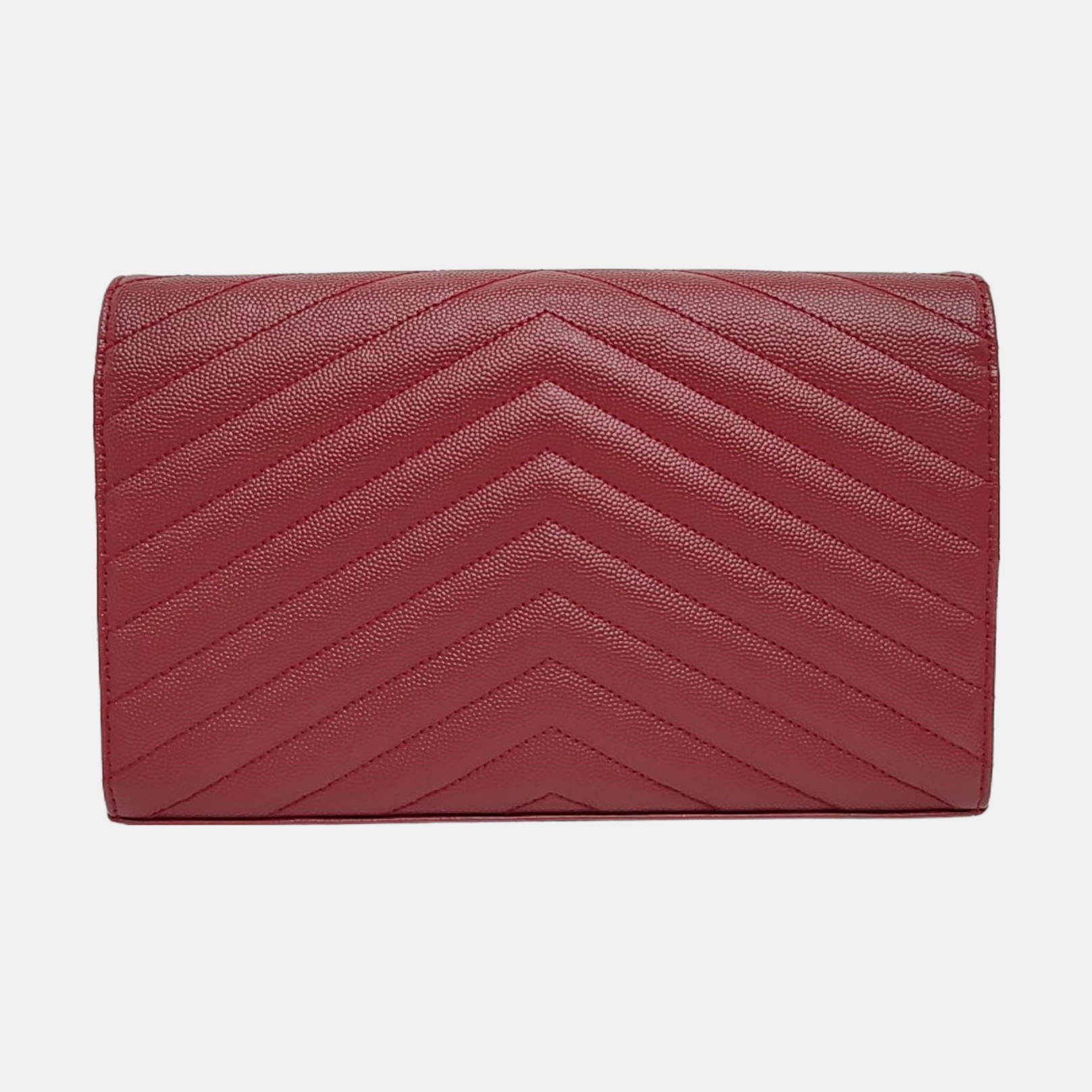 MONOGRAM Medium Chevron Calfskin Red