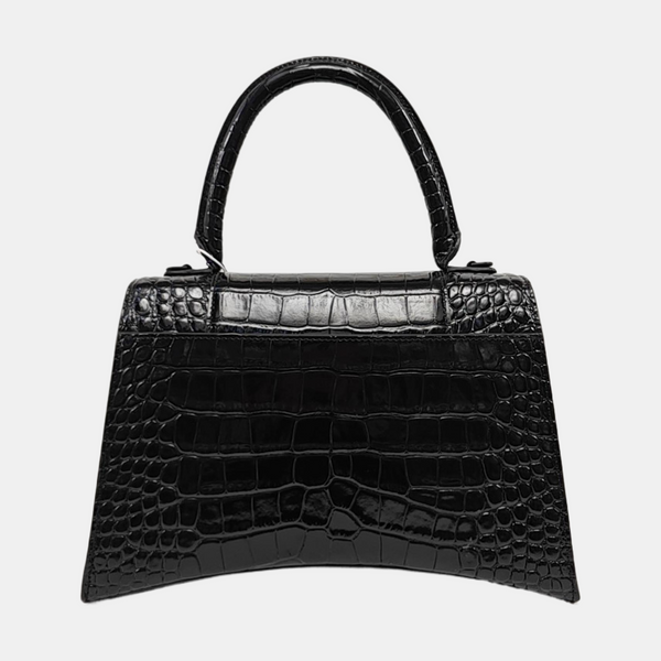 Hourglass Small Calfskin Black