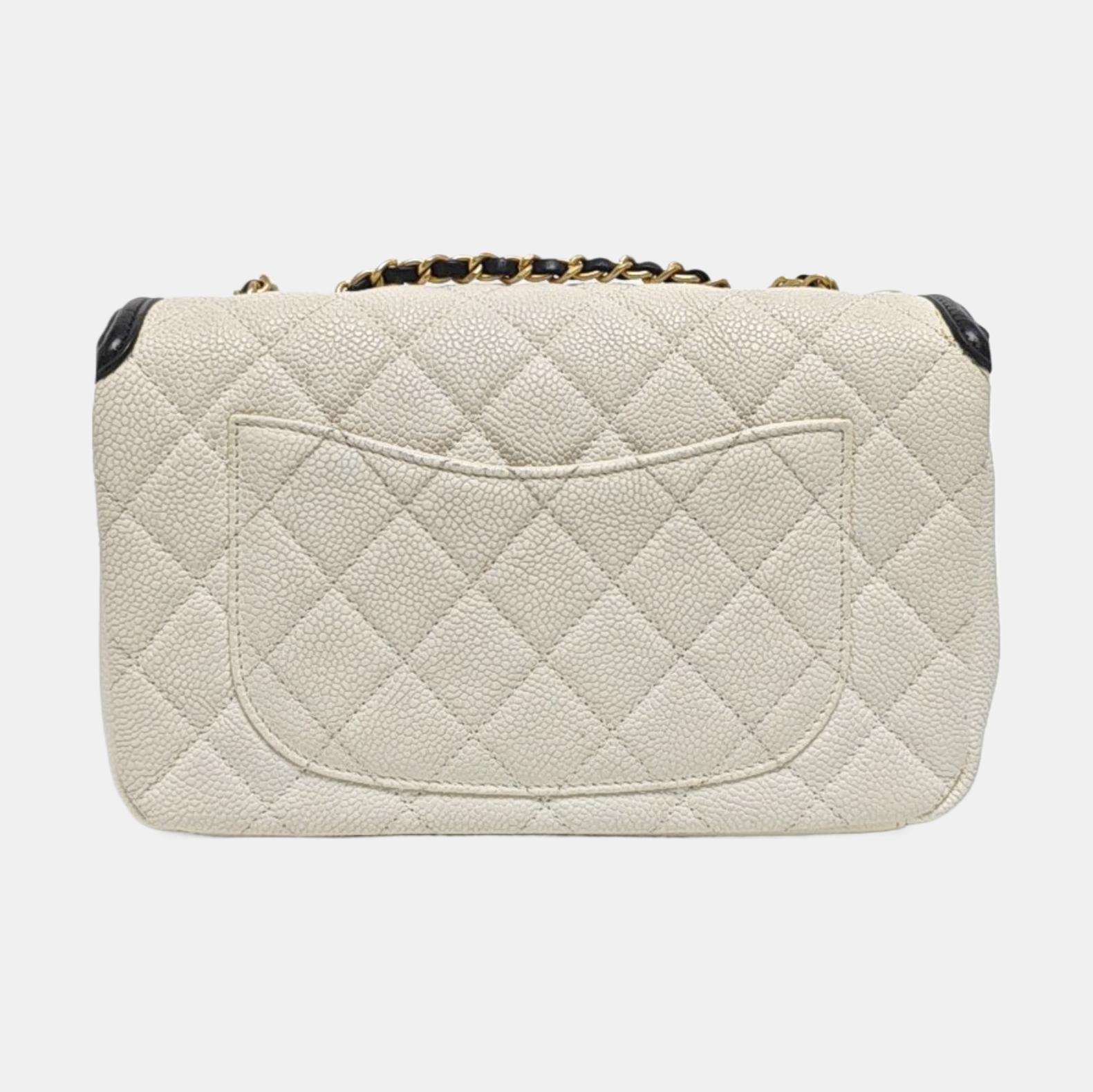 Authenticated pre-owned  FILIGREE Quilted Grained Calfskin White - Crossbody Bag at Looply
