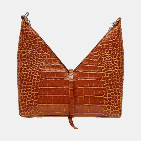 Calfskin Shoulder Bag Brown