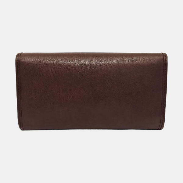 Lambskin Shoulder Bag Brown