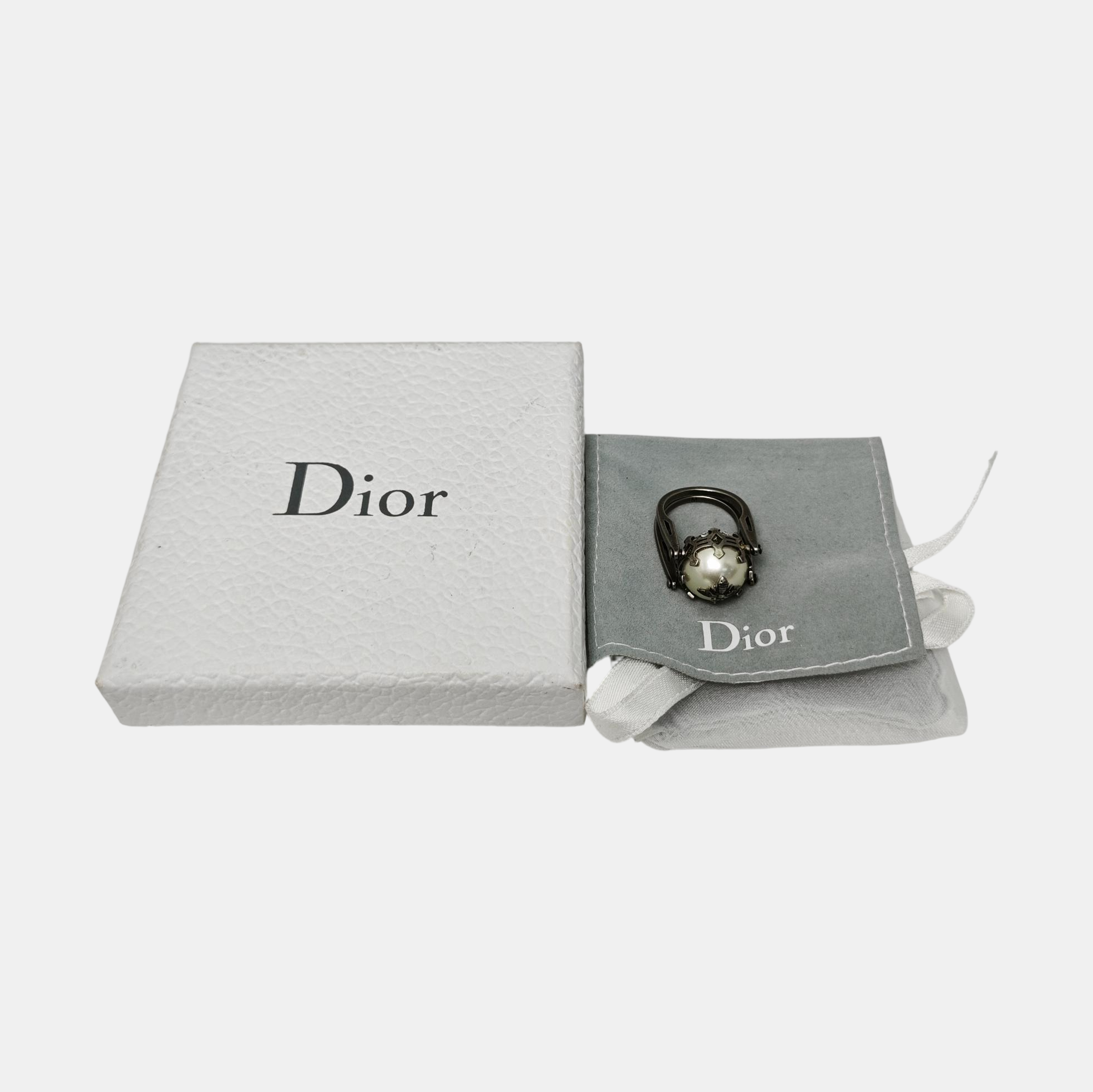 Metal Gray Ring EU 51