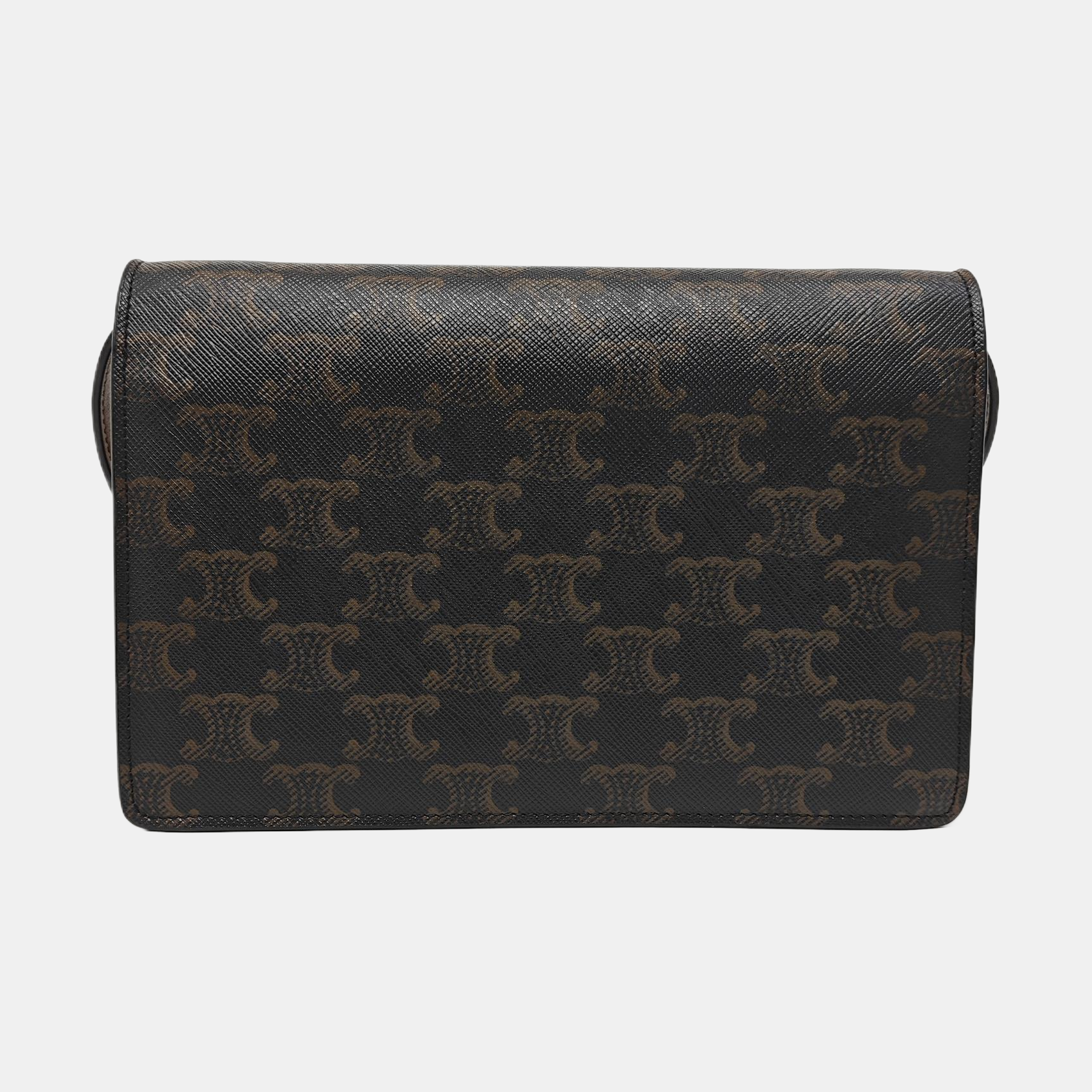 TRIOMPHE CANVAS Small Coated Canvas Brown