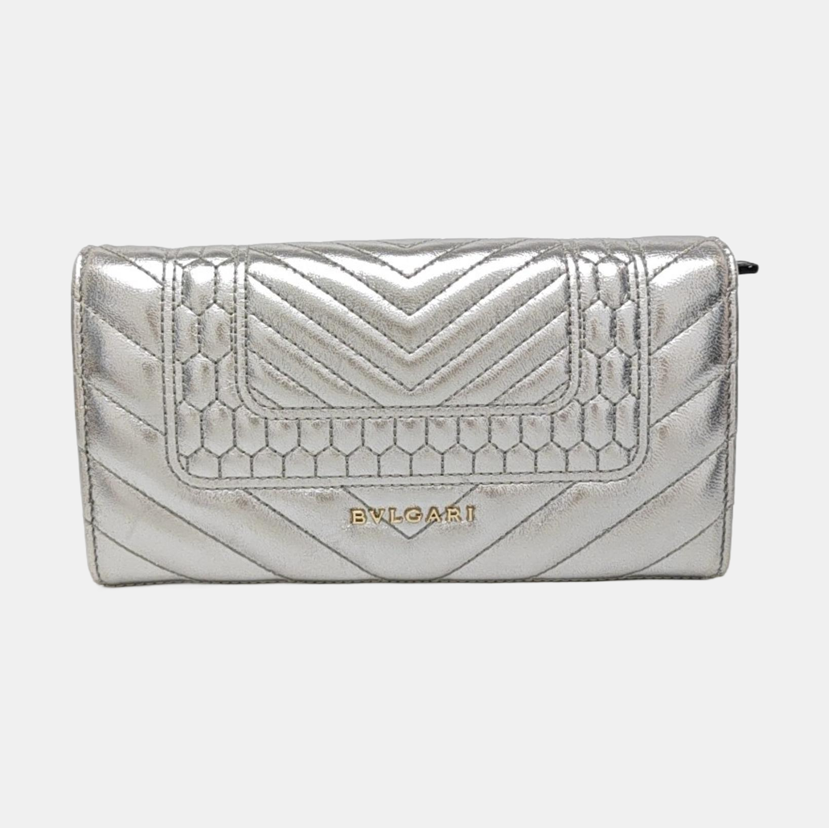 SERPENTI FOREVER Quilted Calfskin Silver